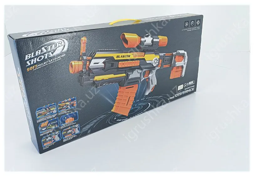 картинка Бластер автомат Blaster Sho 2023 20 пуль от магазина igrushka.uz