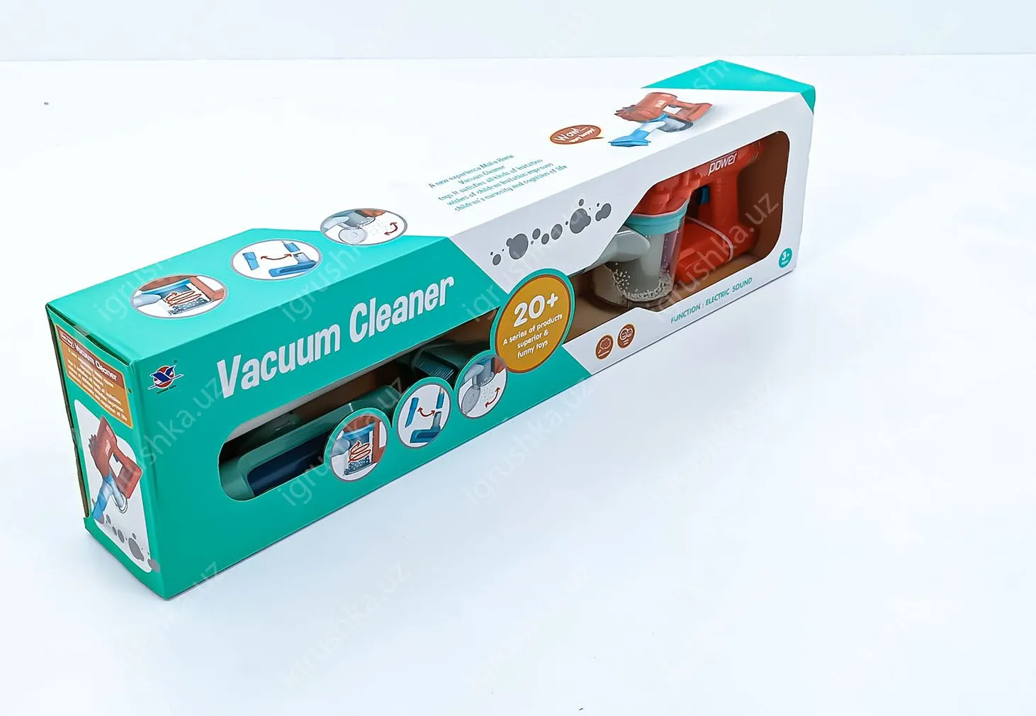 картинка Пылесос детский для девочки вертикальный (Vacuum Cleaner) от магазина igrushka.uz