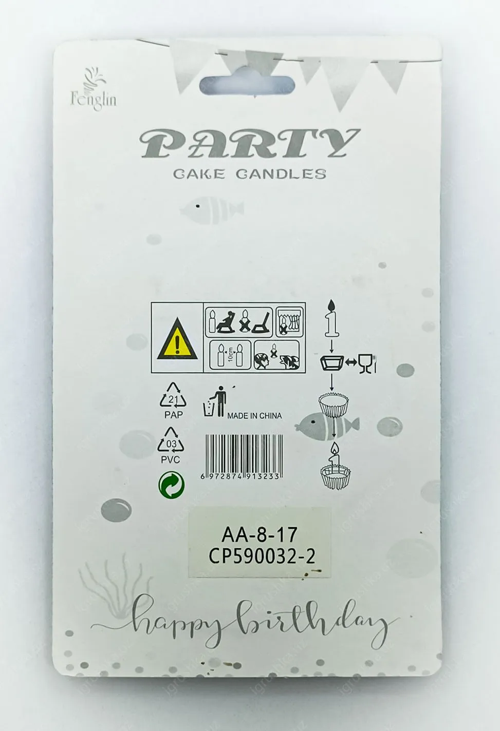 картинка Купить Свеча в виде Единорога 9 см от магазина igrushka.uz