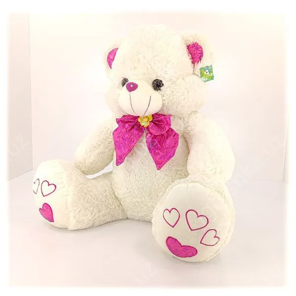 картинка Мишка с сердечками от магазина igrushka.uz