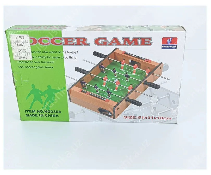 картинка Настольный футбол soccer (Габариты: 51*31*10,5 см) HG235A от магазина igrushka.uz