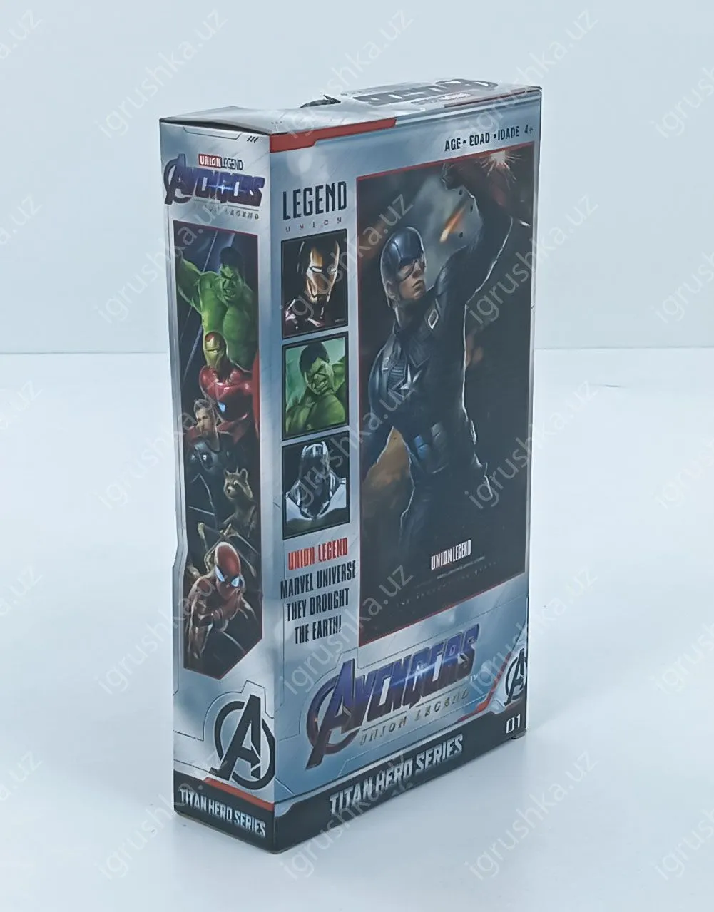 картинка 29см Фигурка игрушка супергерой Капитан Америка, игрушка для мальчика от магазина igrushka.uz