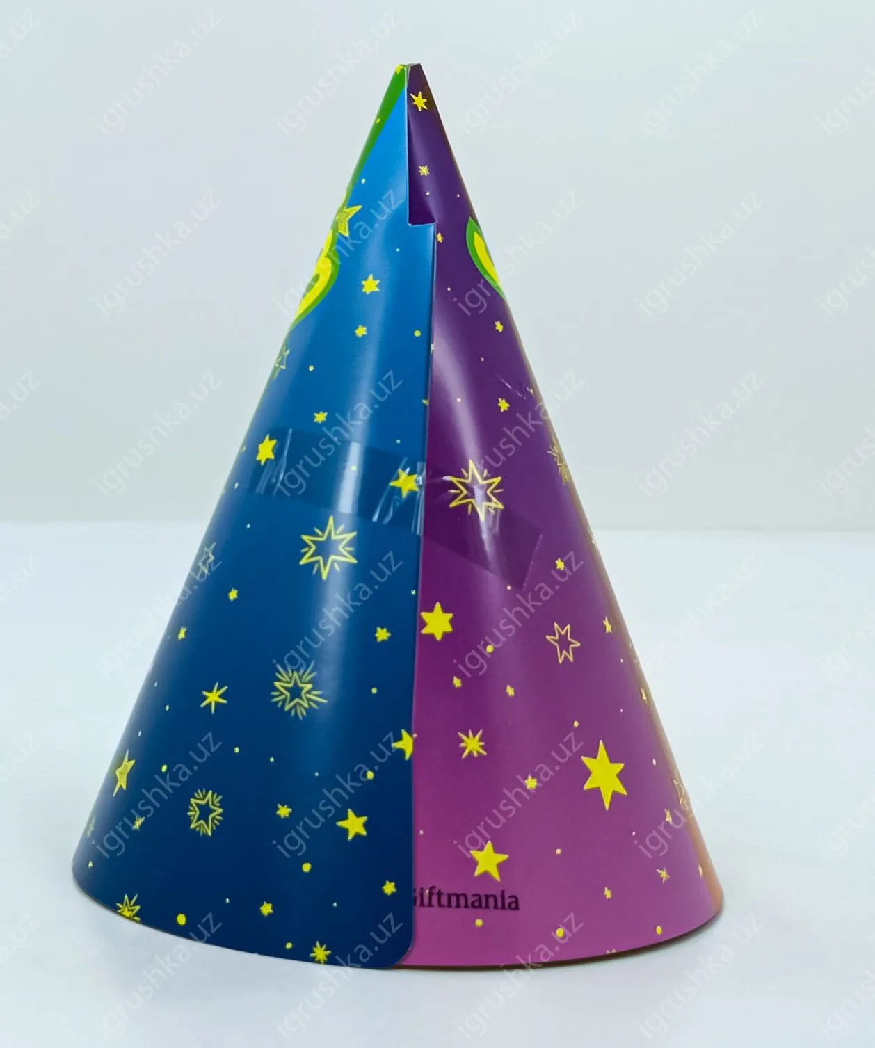 картинка Праздничные шапочки для детей - С днем рождения! «Головоломка» (Цена за 1 штук) от магазина igrushka.uz