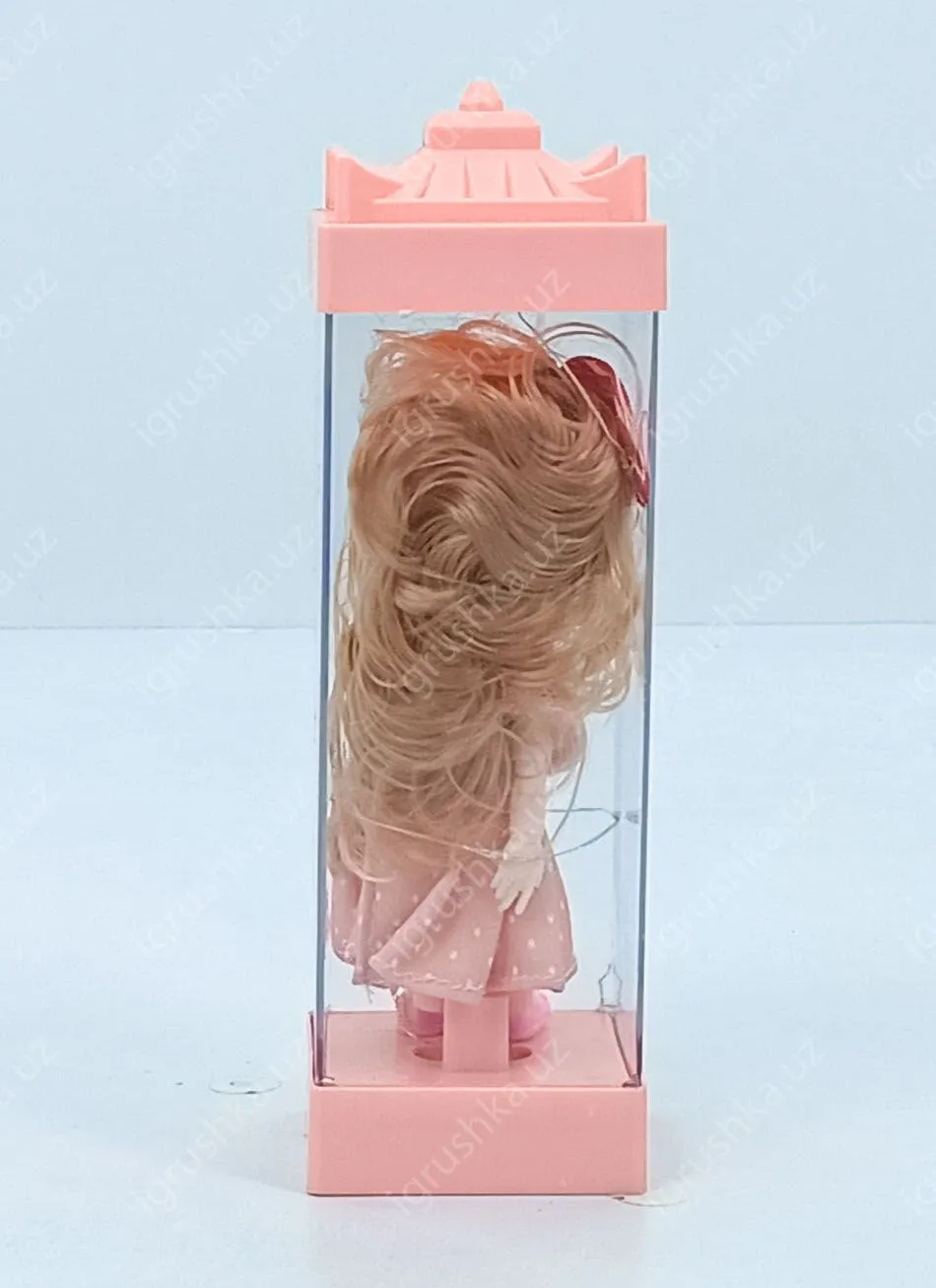 картинка 16см Куклы шарнирные в хрустальной коробке с подсветкой от магазина igrushka.uz