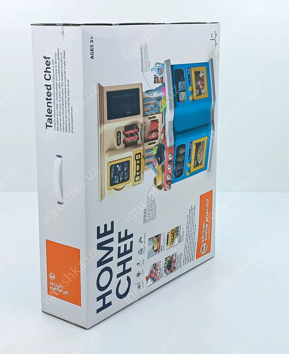 картинка Игровой набор "Home Chef" — кухня 77 предметов, свет/звук/вода от магазина igrushka.uz