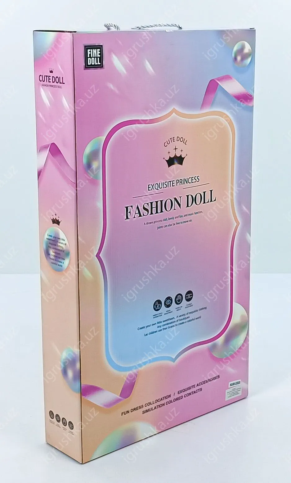 картинка Кукла Барби-принцесса длиной 60 см, подарок на день рождения для девочек от магазина igrushka.uz