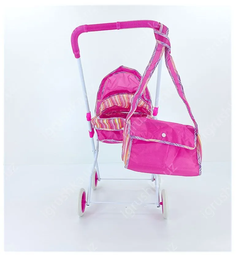 картинка Коляска для кукол с сумкой прогулочная от магазина igrushka.uz