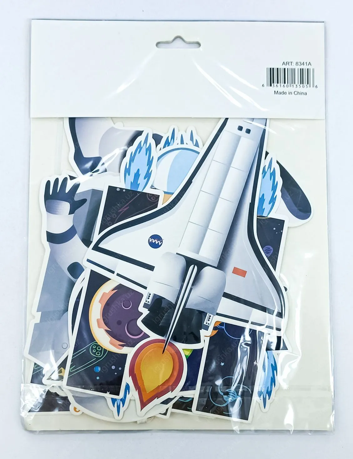 картинка Гирлянда-буквы, "Happy Birthday", Космос, 210 см, растяжка С днем Рождения от магазина igrushka.uz