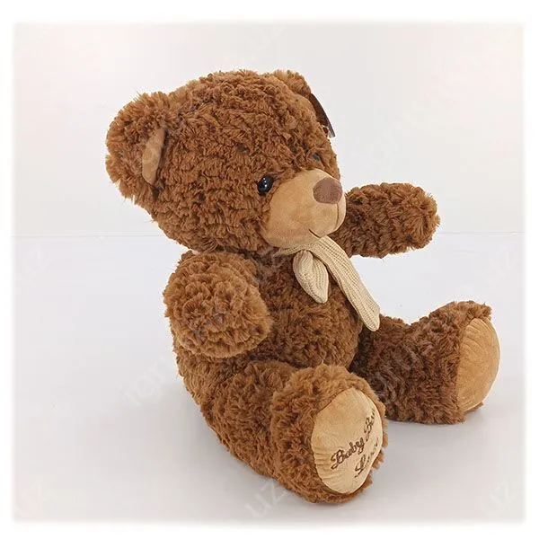 картинка Мягкая игрушка Медведь 36 см, классический плюшевый мишка с бантом от магазина igrushka.uz