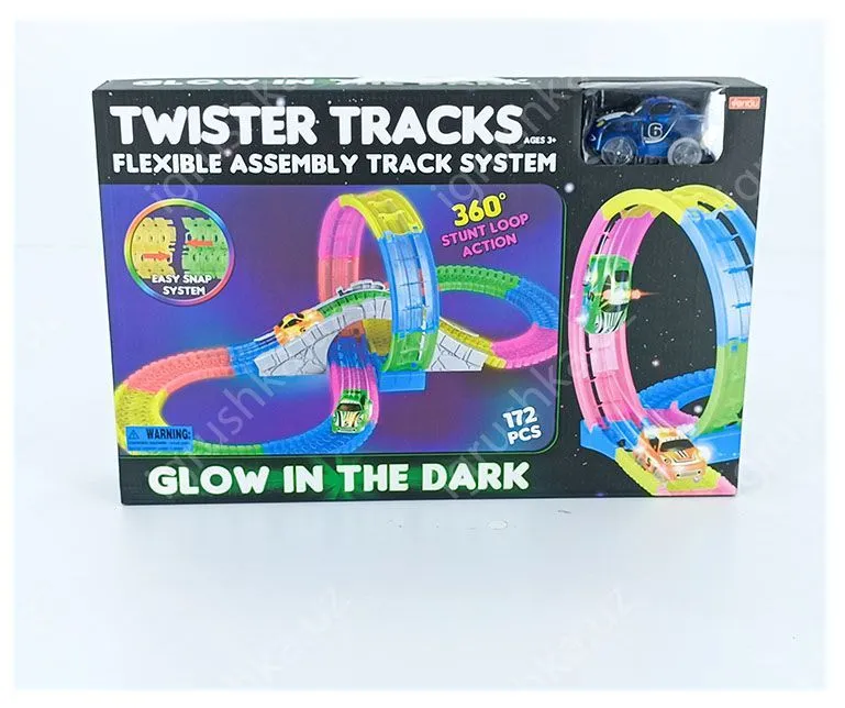 картинка Автомобильные треки "TWISTER TRACKS" 172 детали от магазина igrushka.uz