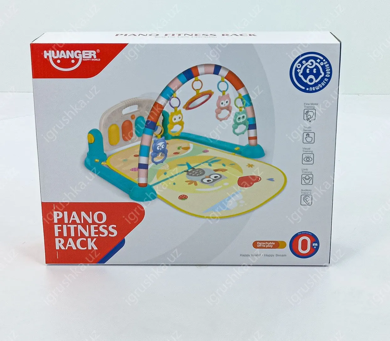 картинка Развивающие коврики Huanger Многофункциональное пианино для новорожденных 0650 от магазина igrushka.uz