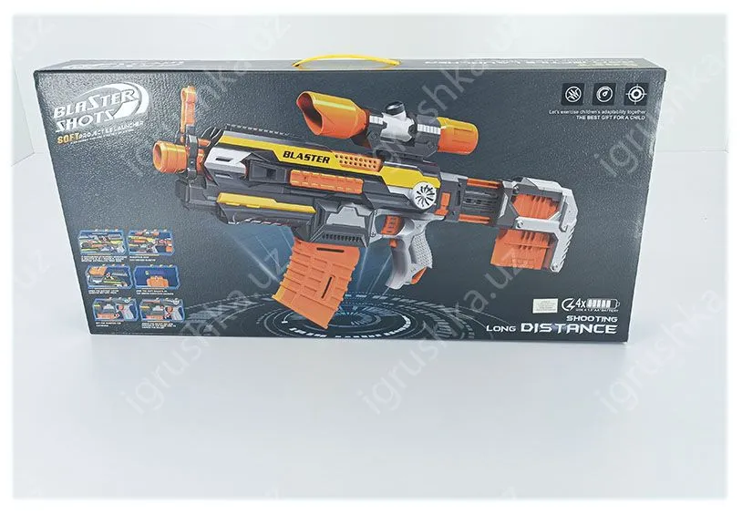 картинка Бластер автомат Blaster Sho 2023 20 пуль от магазина igrushka.uz