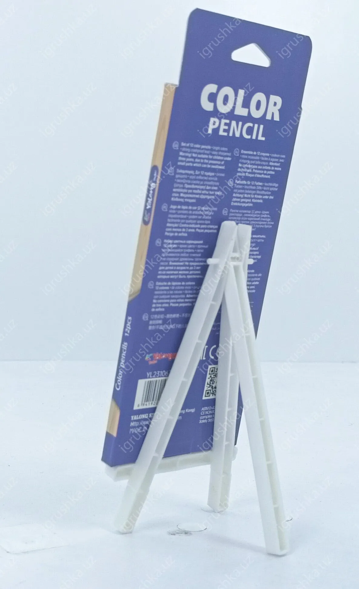 картинка Цветные карандаши для рисования Yalong YL231067-12 12 шт от магазина igrushka.uz