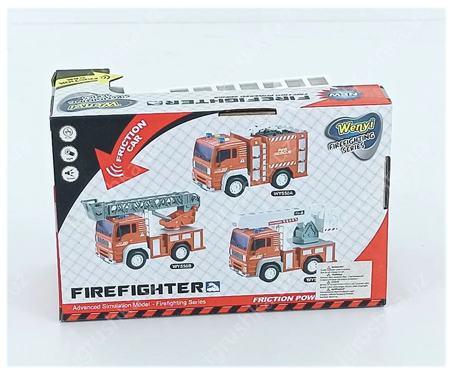 картинка Пожарная машина музыкальная WY550C от магазина igrushka.uz
