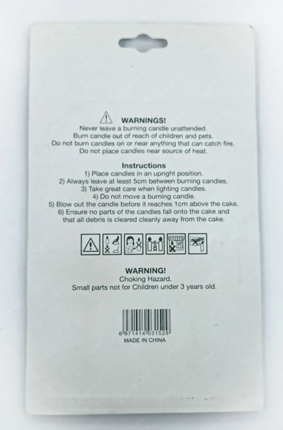 картинка Свечи на день рождения "Акула" набор - 5 шт,. высота 6 см от магазина igrushka.uz