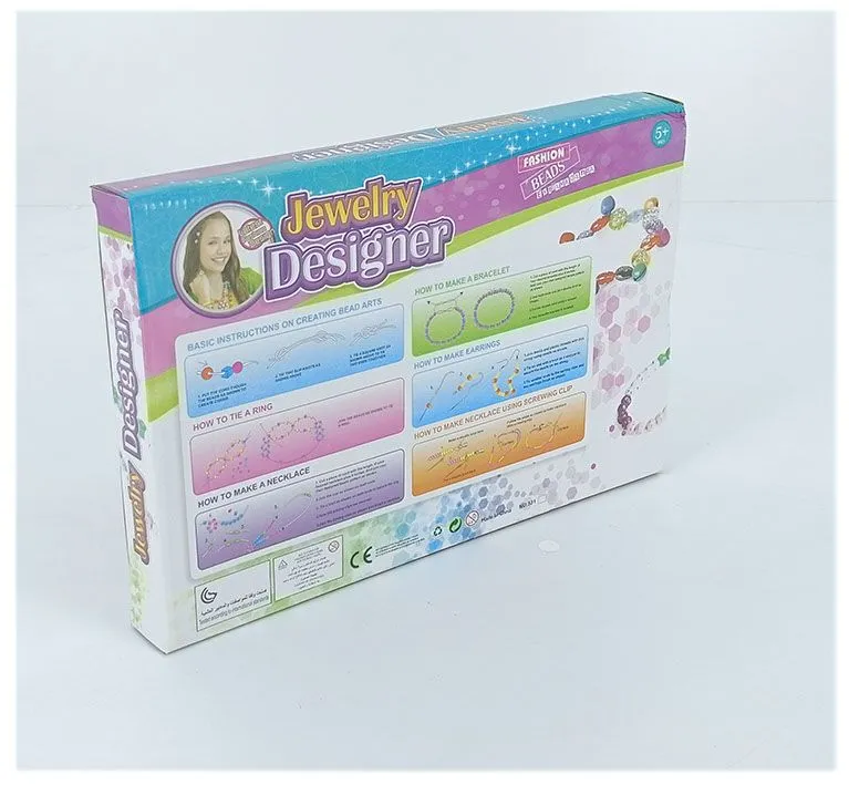 картинка Набор для создания ожерелий, браслетов, брелков, бус 531 от магазина igrushka.uz