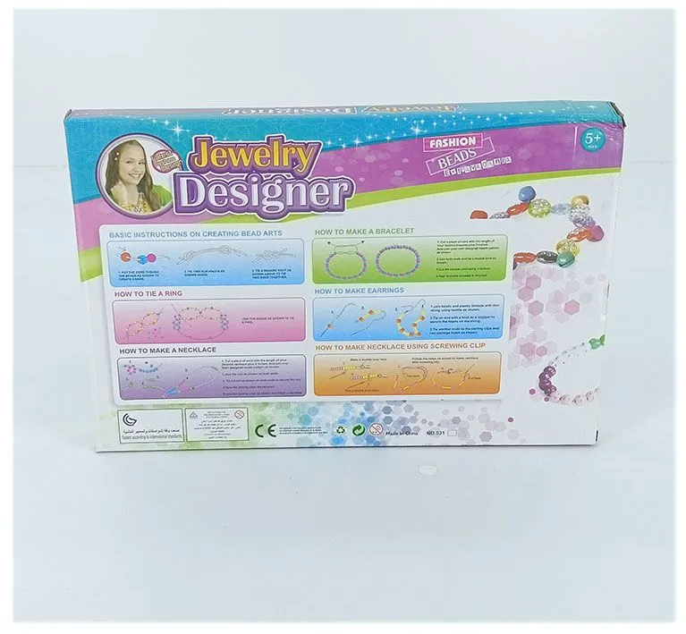 картинка Набор для создания ожерелий, браслетов, брелков, бус 531 от магазина igrushka.uz