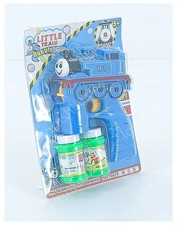 картинка Пистолет мыльные пузыри Bubble gun Little Train 1042 от магазина igrushka.uz
