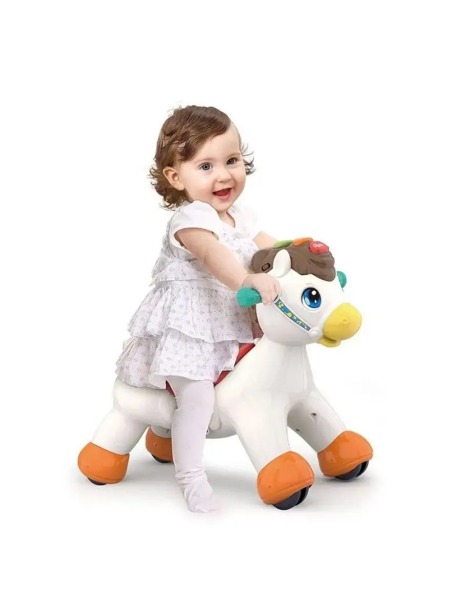 картинка Качалка Пони 2 в 1 Hola | Rocking/Riding Pony от магазина igrushka.uz