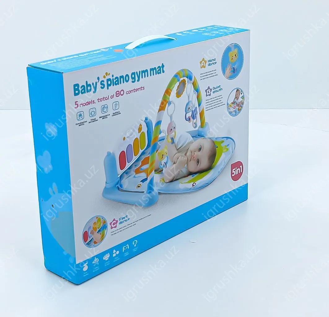 картинка Развивающий коврик Baby's piano gym mat 5в1 от магазина igrushka.uz