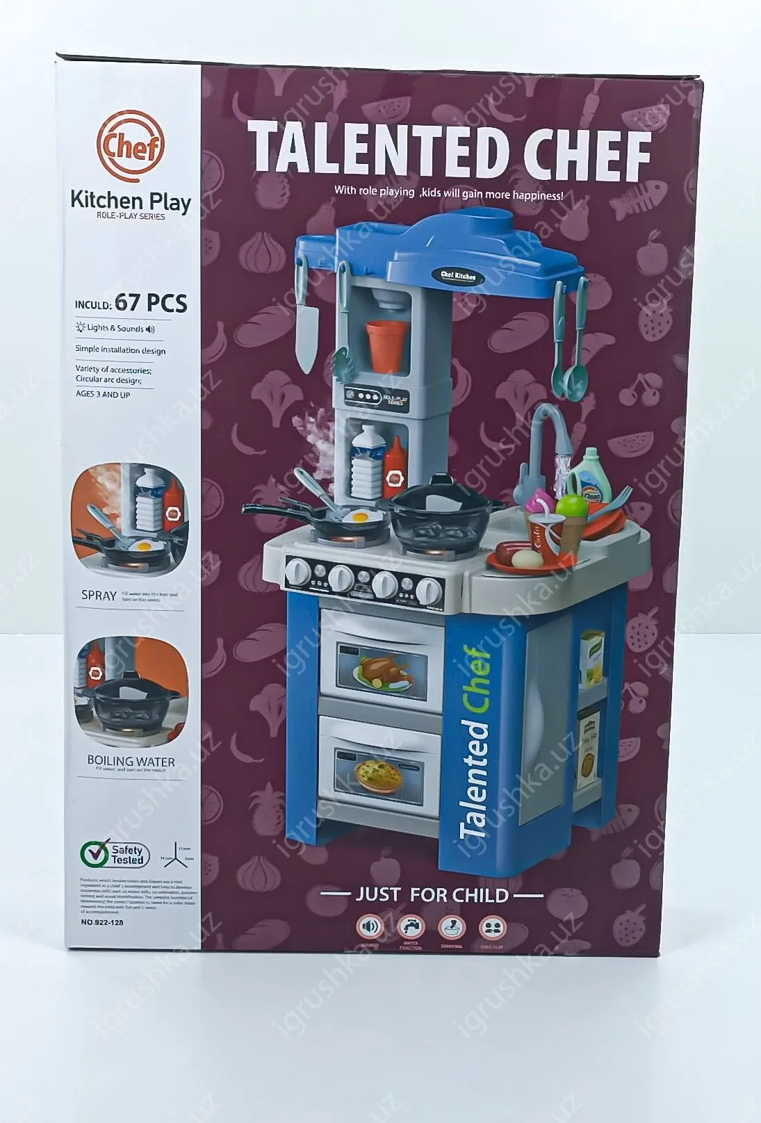 картинка Игровая кухня Talented Chef, 67 предметов, свет/звук/вода от магазина igrushka.uz