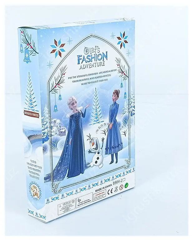 картинка Кукла «Холодное сердце» Анна и Эльза + снеговик от магазина igrushka.uz