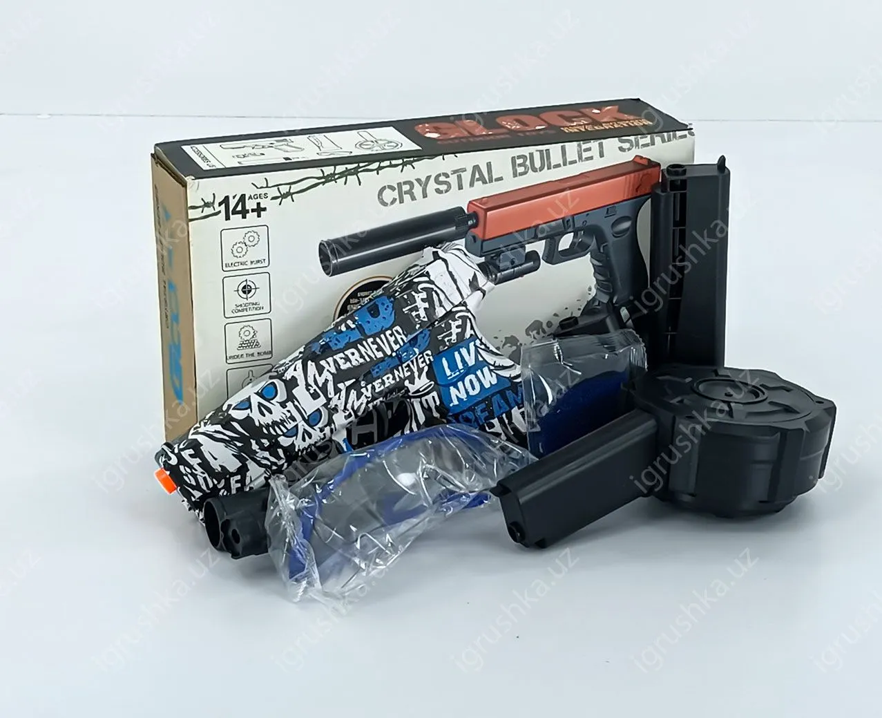 картинка Орбиз пистолет Glock 807-5 manual - automatic от магазина igrushka.uz