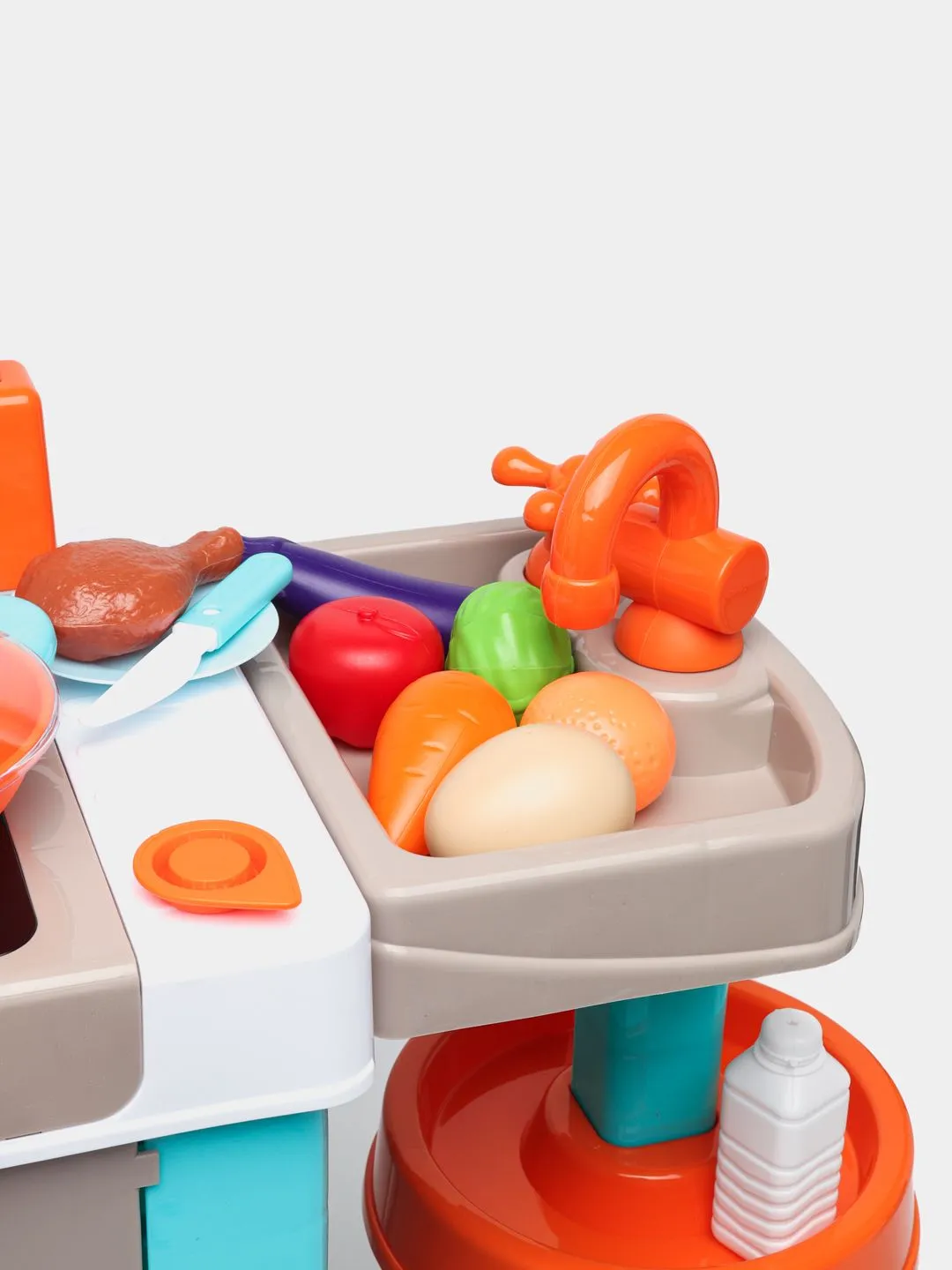 картинка Игровой Набор Большая Интерактивная Кухня Xiong Cheng Kids Chef с аксессуарами 008-938А от магазина igrushka.uz