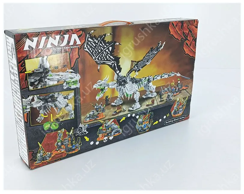 картинка Конструктор LEGO Ninjago 71721 Дракон чародея-скелета 1193 детали от магазина igrushka.uz