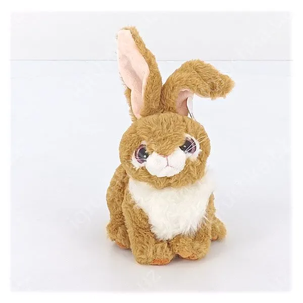 картинка Мягкая игрушка Зайка 25 см с длинными ушами, плюшевый кролик от магазина igrushka.uz