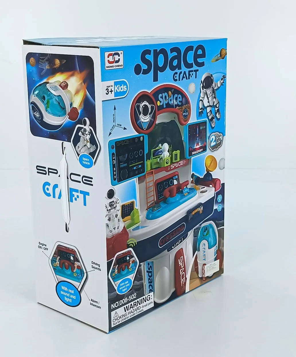 картинка Игровой набор Космическая станция Space Craft 2-в-1 с ракетой, Xiong Cheng NO.008-502 от магазина igrushka.uz