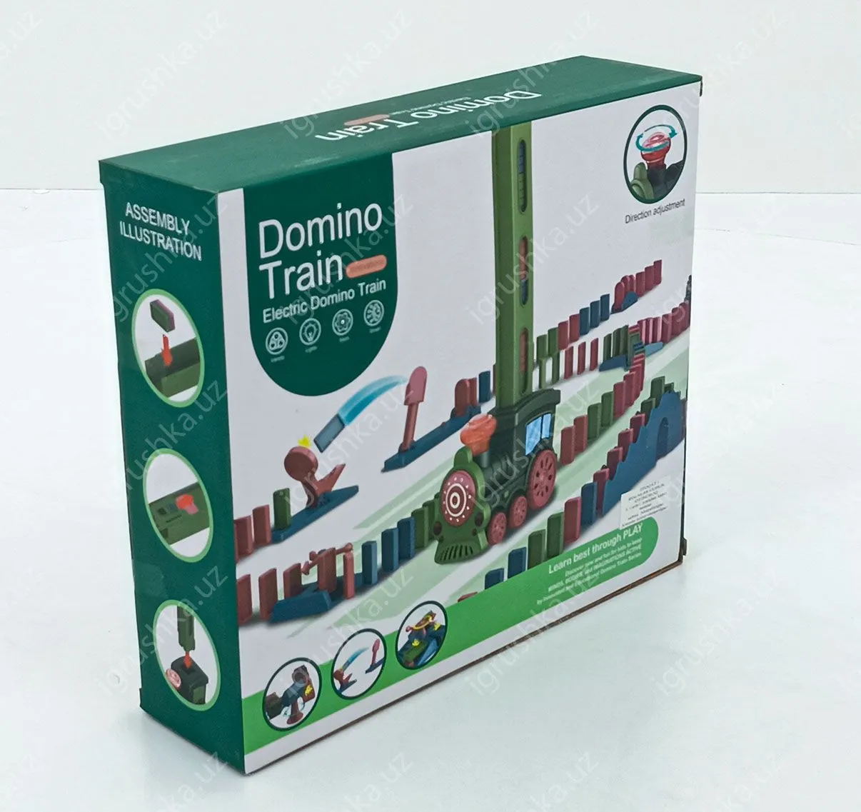 картинка Поезд Домино развивающий / Паровоз с домино B7100 от магазина igrushka.uz