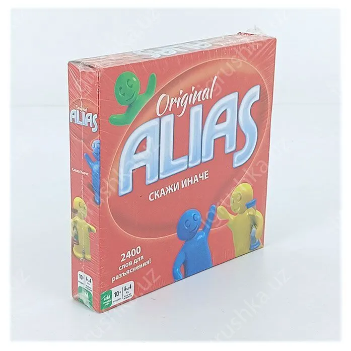 картинка Настольная игра Original ALIAS (Скажи иначе), 2400 слов, 4+ игрока, от 10 лет от магазина igrushka.uz