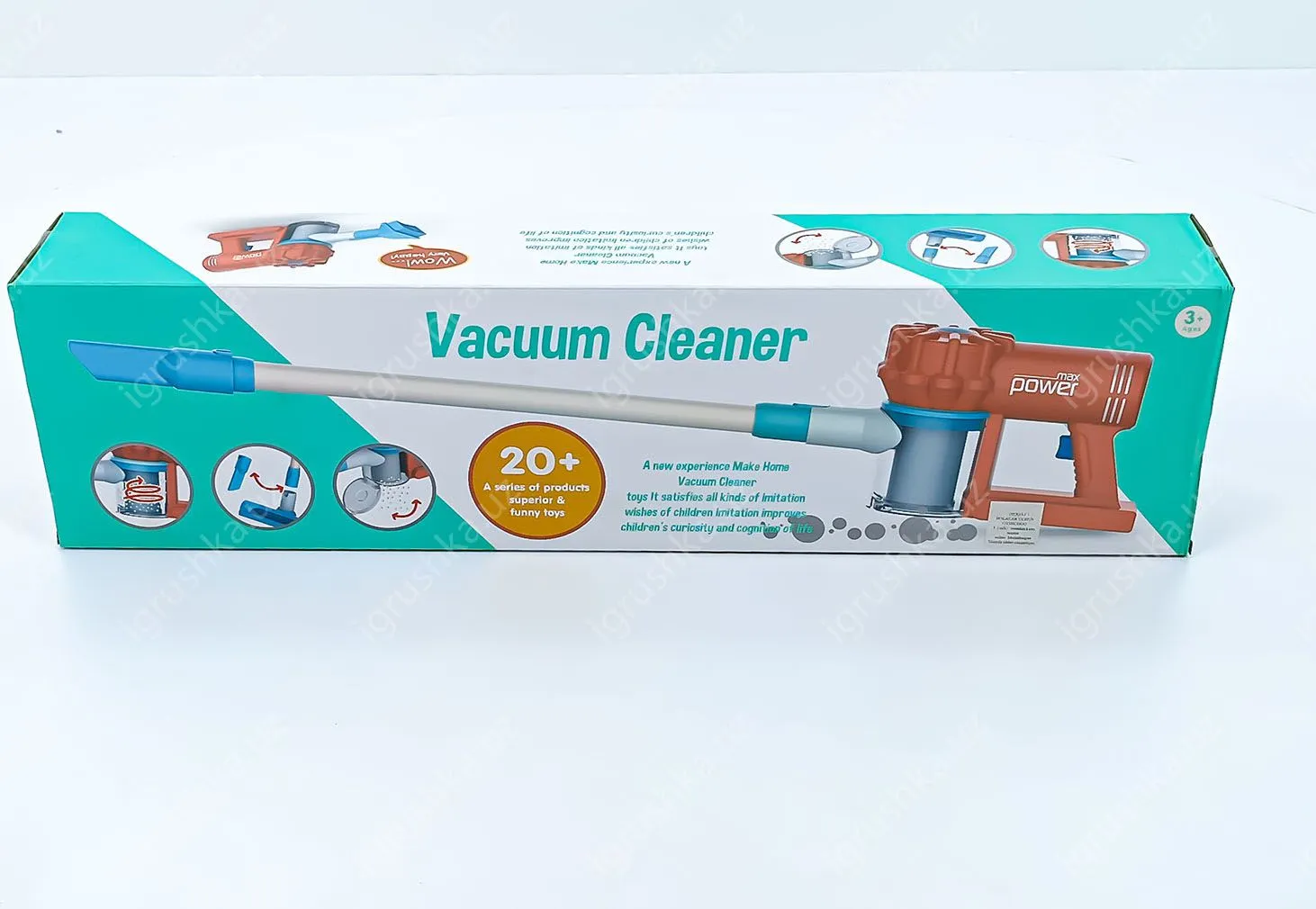 картинка Пылесос детский для девочки вертикальный (Vacuum Cleaner) от магазина igrushka.uz