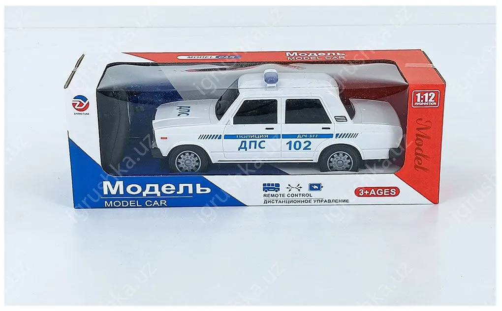 картинка Радиоуправляемая машинка на аккумуляторах ВАЗ 2107 Жигули 26 см.  от магазина igrushka.uz