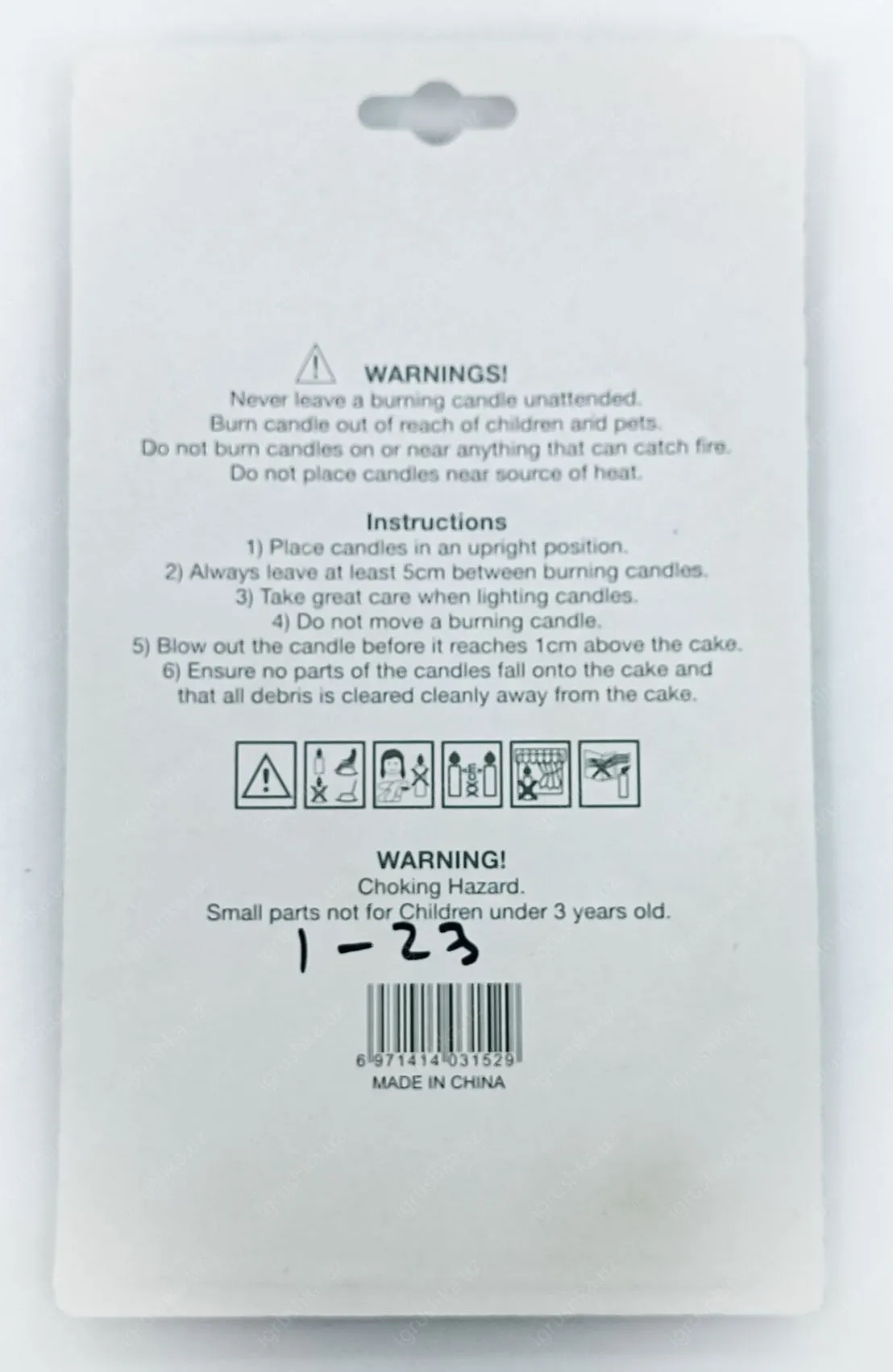 картинка Свечи для торта "Акула" набор - 5 шт,. высота 6 см от магазина igrushka.uz