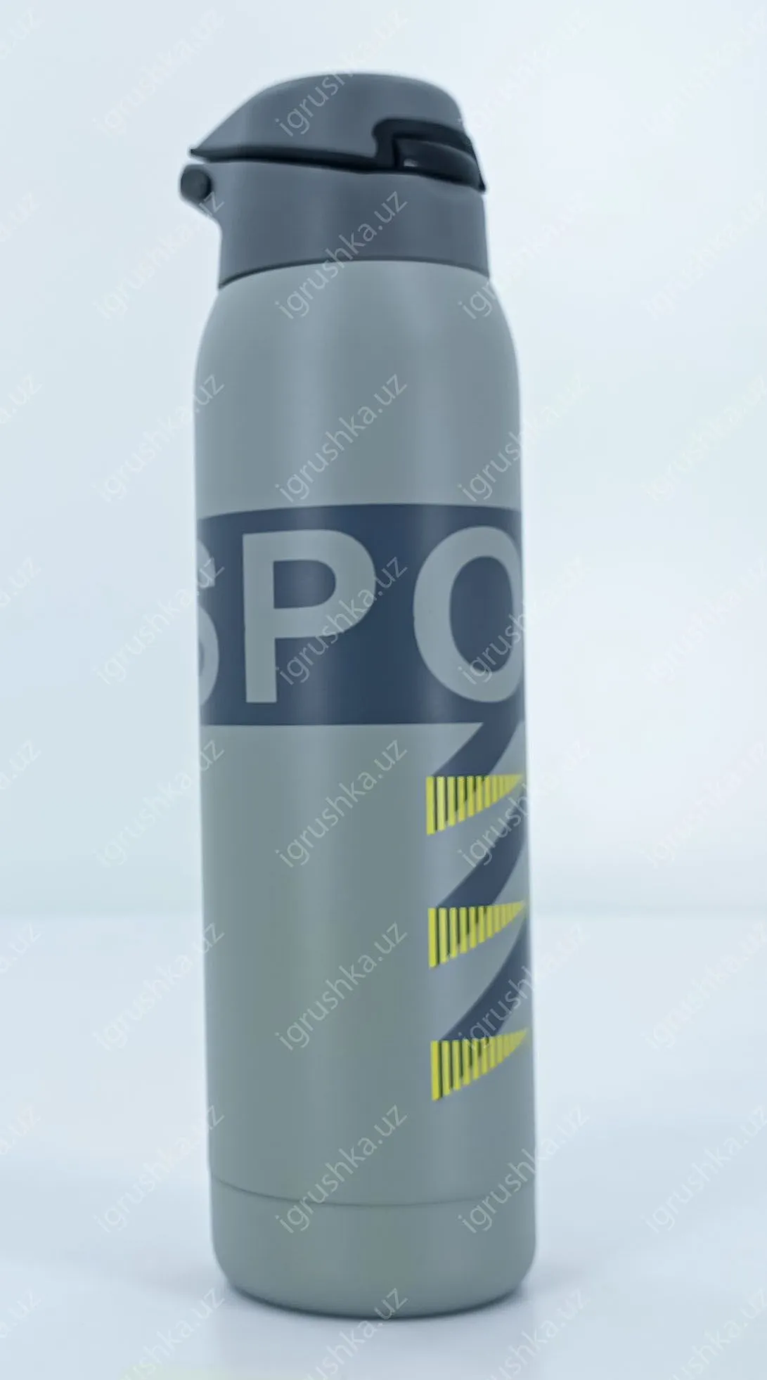 картинка Термос с двойной стенкой из нержавеющей стали. Термос "SPORT" с трубочкой 500мл. от магазина igrushka.uz