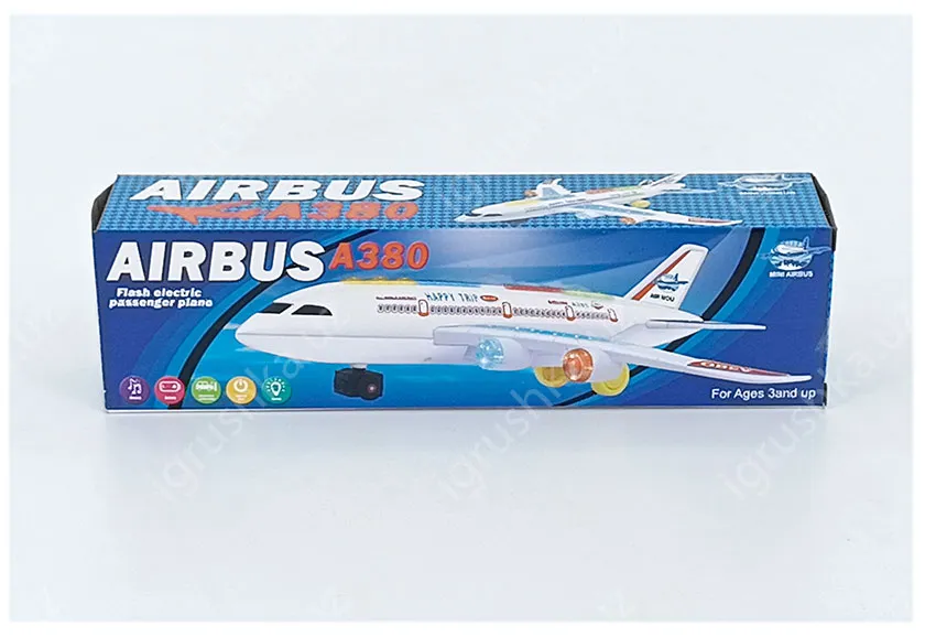 картинка Игрушечный cамолет AirobusA380 от магазина igrushka.uz