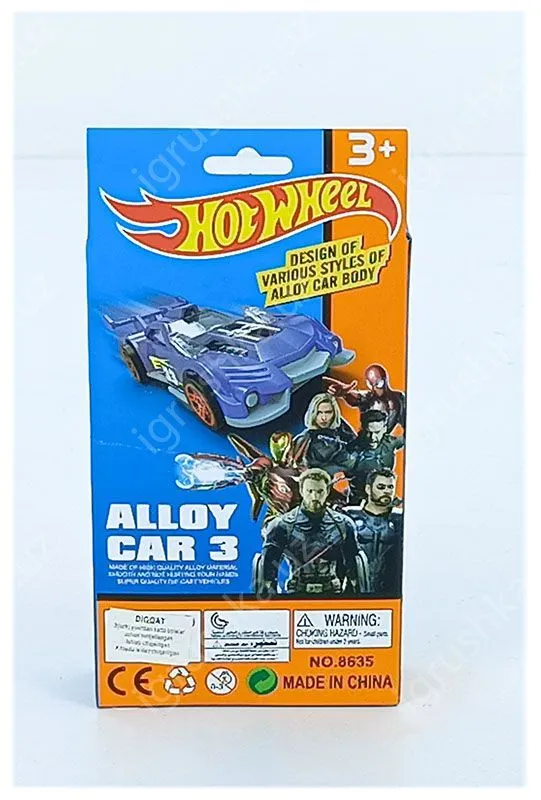 картинка Hot Wheel металлический набор из трех машинки 8635 от магазина igrushka.uz