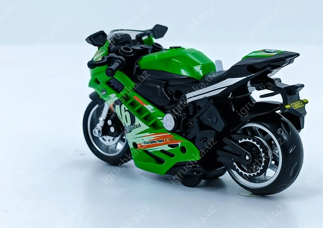 картинка Игрушки игрушечный мотоцикл коллекционный мото инерционный от магазина igrushka.uz