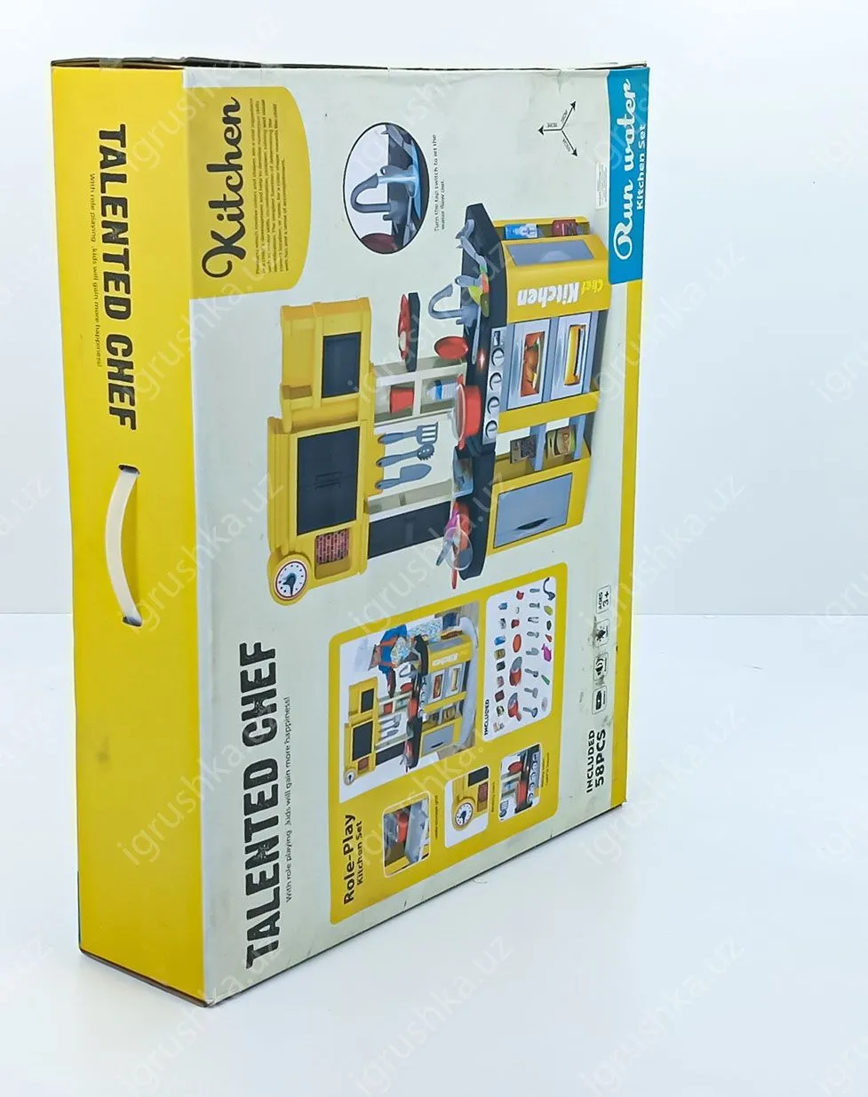 картинка Детская кухня с автоматической подачей воды Kitchen(TALENTED CHEF) 58 элементов 922-104 от магазина igrushka.uz