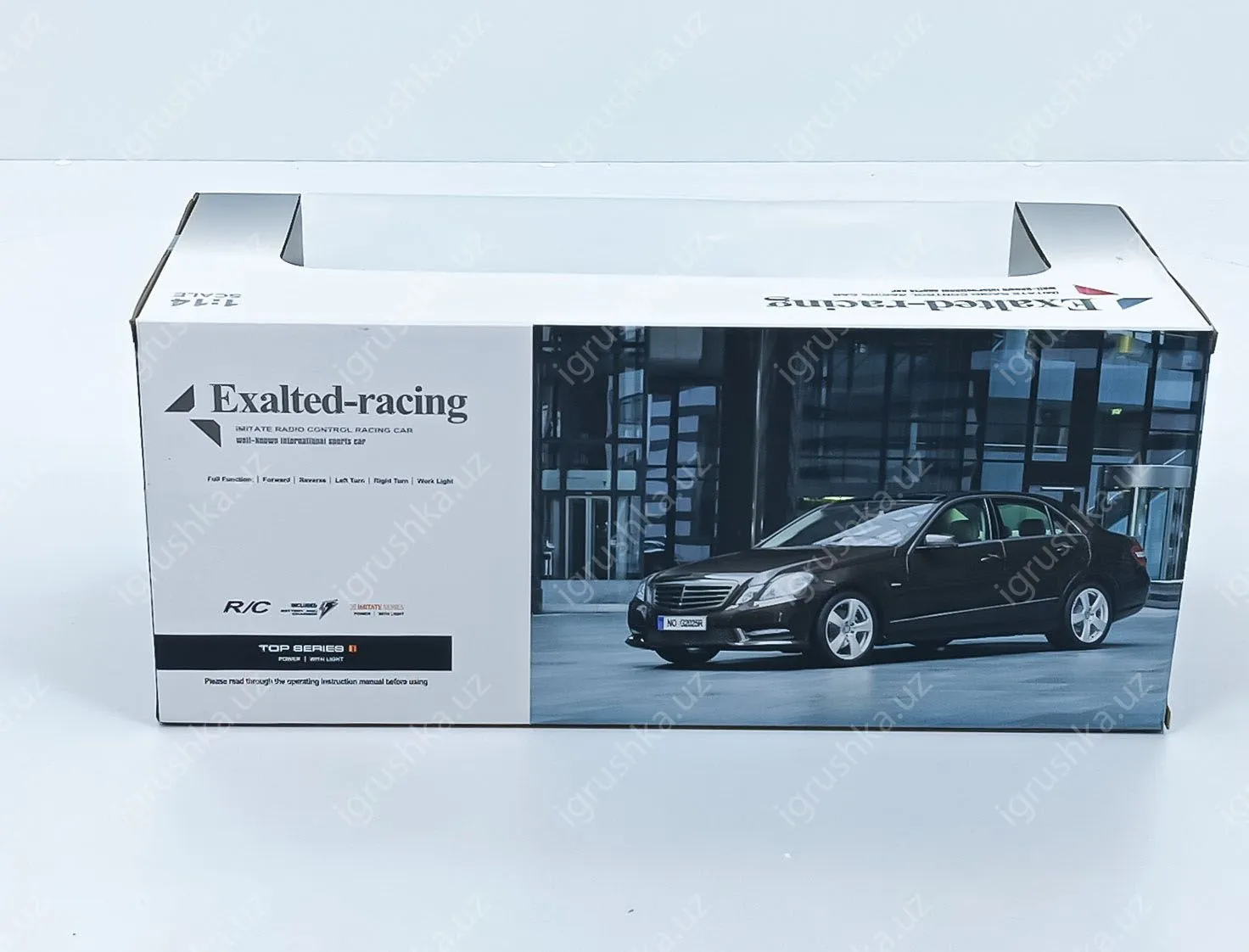 картинка Радиоуправляемая машина Mercedes-Benz Е63 с аккумулятором (красный) 32 см от магазина igrushka.uz