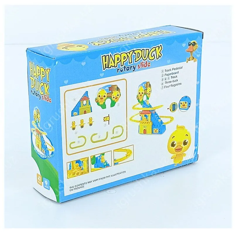 картинка Игровой набор "Happy Duck" (Веселая утка) с горкой, свет и звук от магазина igrushka.uz