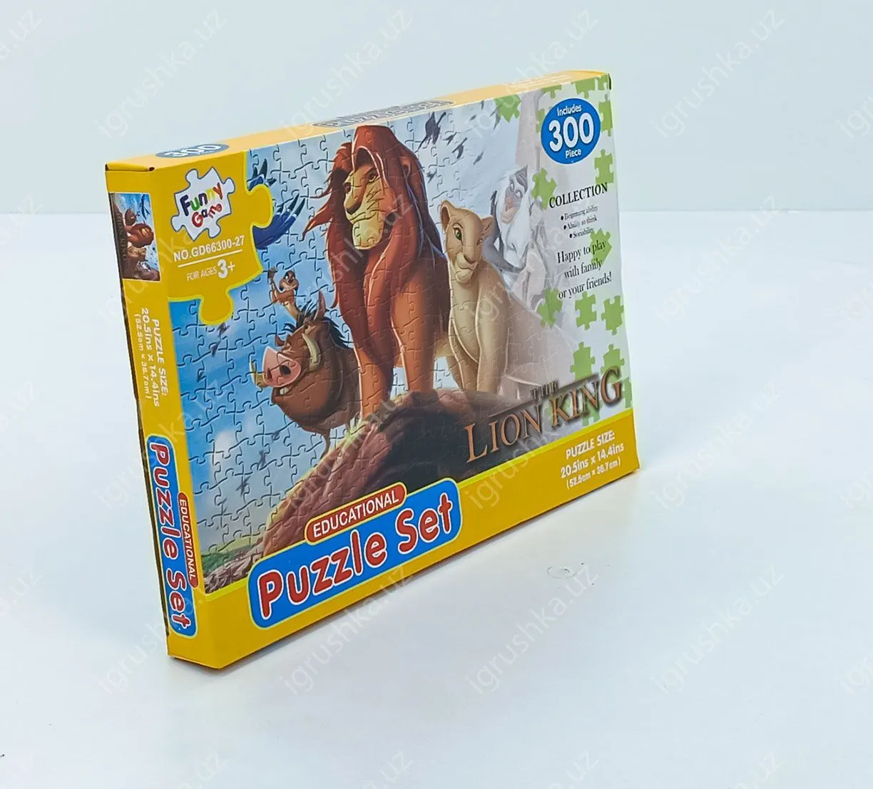 картинка Пазлы для детей 300 элементов "Король Лев" от магазина igrushka.uz