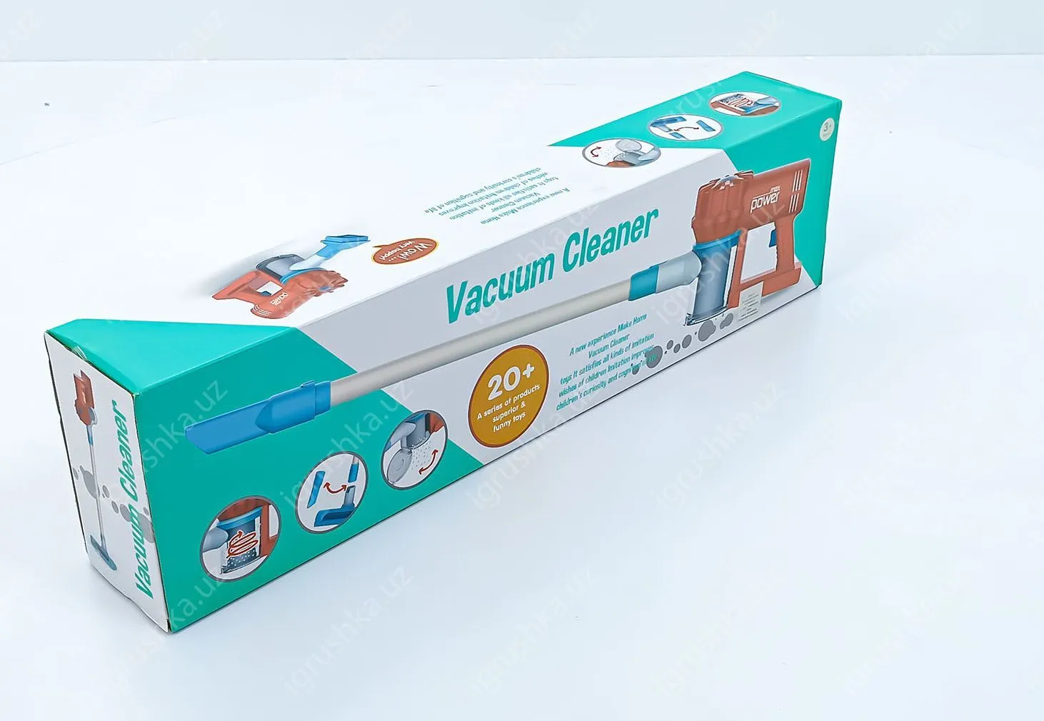 картинка Пылесос детский для девочки вертикальный (Vacuum Cleaner) от магазина igrushka.uz