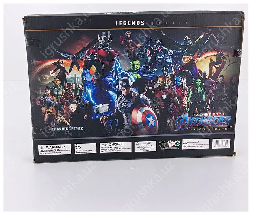 картинка Мстители - набор из 10 фигурок с аксессуарами. Набор супергероев от магазина igrushka.uz