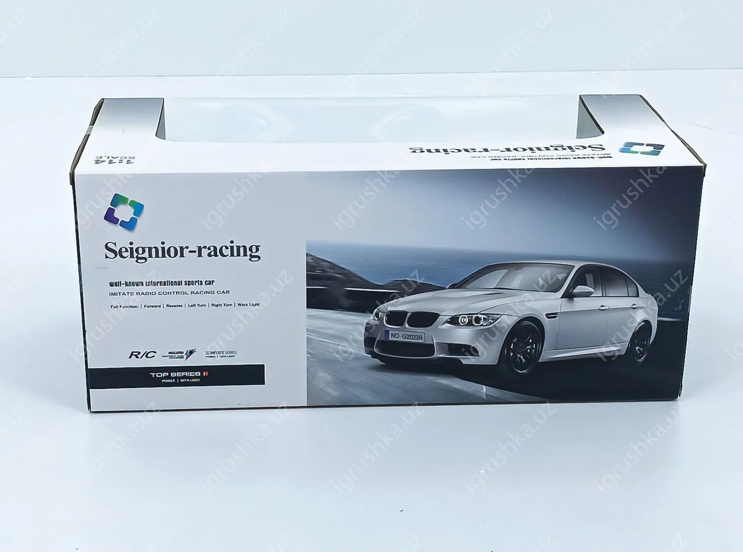 картинка Радиоуправляемая машина BMW M3 Coupe с аккумулятором (белая) 32см!! от магазина igrushka.uz