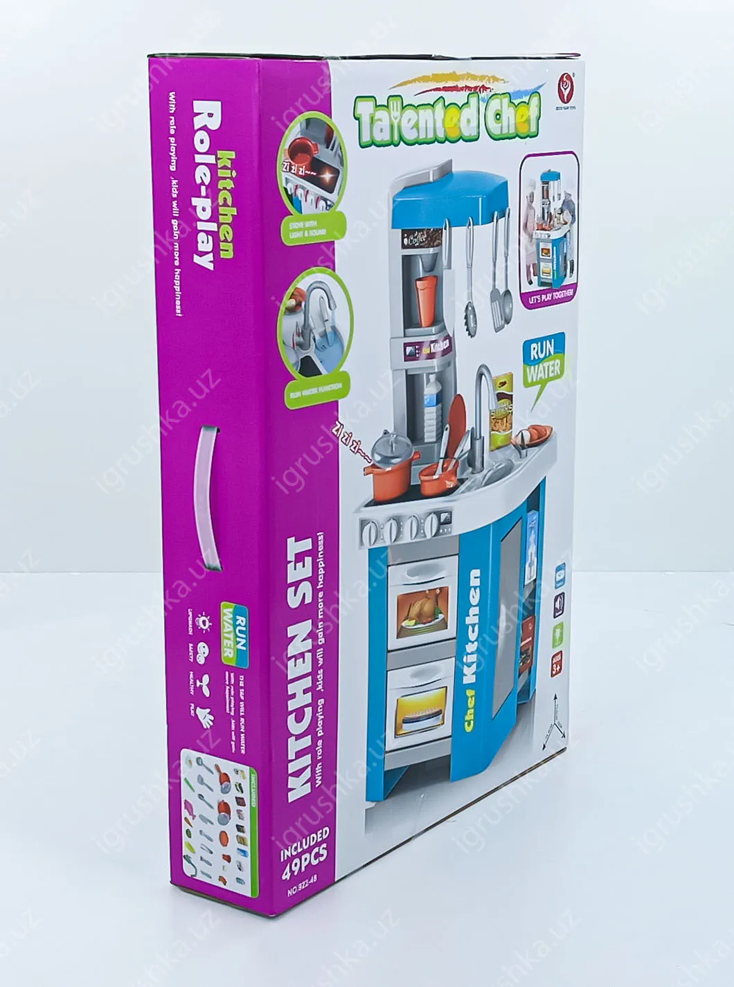 картинка Детская игровая кухня Talented Chef, 49 предметов, с проточной водой от магазина igrushka.uz