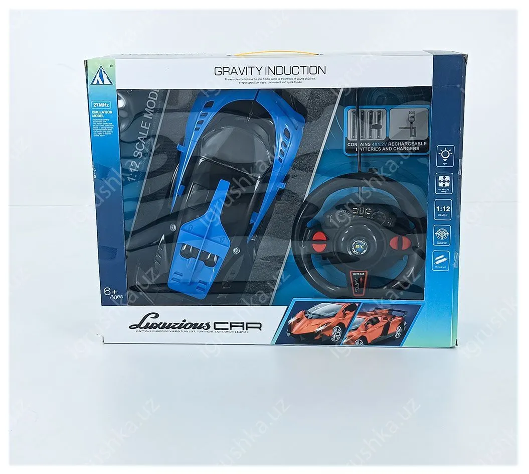 картинка Машинка на радиоуправлении с рулем LAMBORGHINI от магазина igrushka.uz