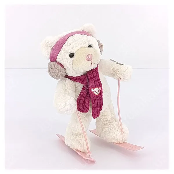 картинка Медведь на лыжах 30см от магазина igrushka.uz